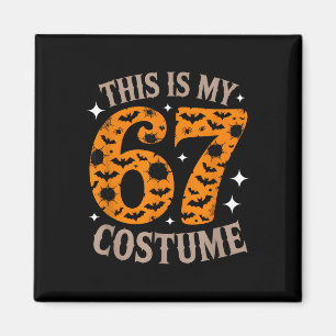 Imán 67 Sesenta y Siete Disfraz de Halloween Divertido 