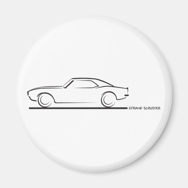 Imán 68 Cañón duro superior BLK (Frente)