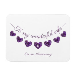 Imán 6.ª o cualquier mujer morada del boda