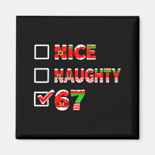 Imán 6-7 Meme Bonito Travieso 67 Divertida Lista de Nav