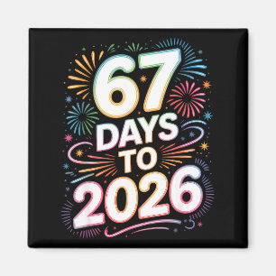 Imán 6 7 Meme Divertido Año Nuevo 67 Días Para 2026 Sei