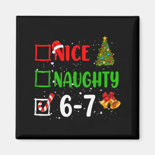 Imán 6-7 Meme Divertido Navidades Divertidas Navidad Ni