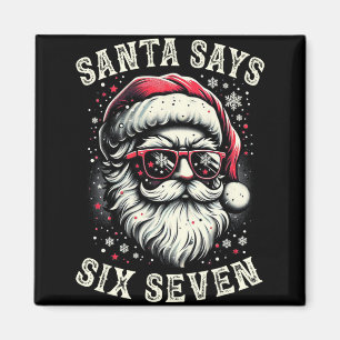 Imán 6-7 Meme Navidad Santa Seis Siete Rotura Cerebral 