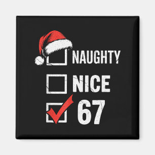 Imán 6-7 Meme Navidad Travieso Bueno 67 Seis Siete Dive