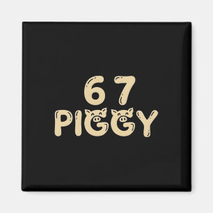 Imán 6 7 Trump Cerdo Divertido Cerdito Silencioso Meme