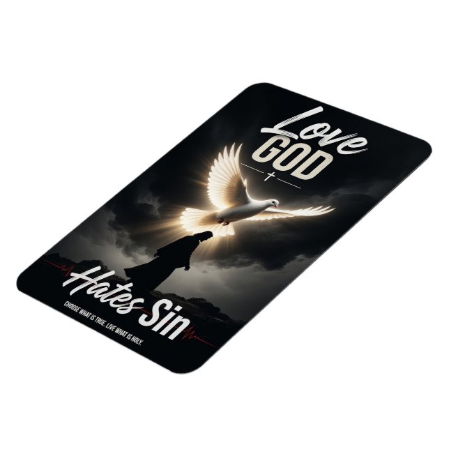 Imán #6   Ama a Dios, odia el pecado (Lado Izquierdo)