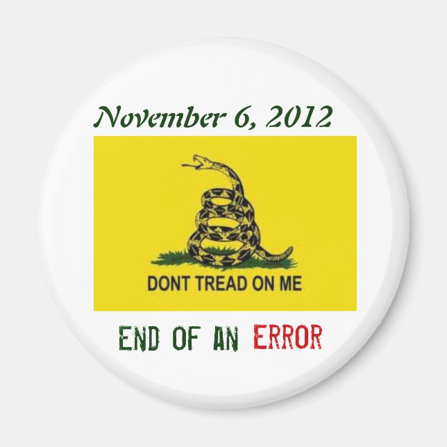 Imán 6 de noviembre de 2012 - Fin de un error (Frente)