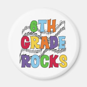 Imán 6tas rocas multicoloras del grado