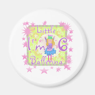 Imán 6to cumpleaños de la bailarina