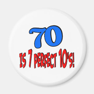 Imán 70 es los 7 años 10 perfectos (AZULES)