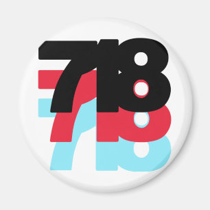 Imán 718 Código de área