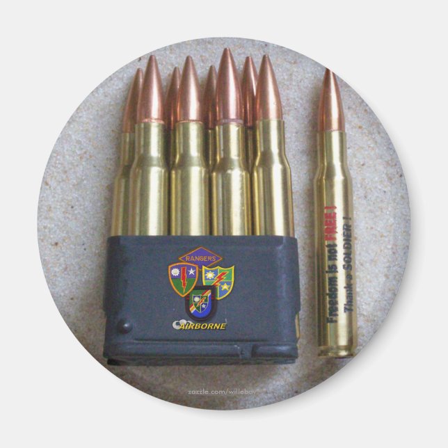 Imán 75.º parche de guardabosques veterano ww2 imnet ga (Frente)