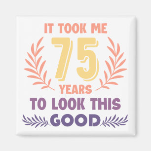 Imán 75 cumpleaños