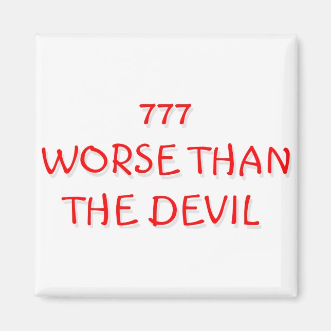 IMÁN 777 PEOR QUE EL DIABLO (Frente)