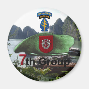 Imán 7.º Grupo de Fuerzas Especiales SF SFG Veterans Ve