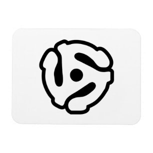 Imán 7 inch 45 rpm vinyl adapter insert spindle spider