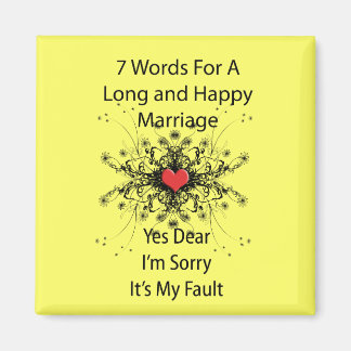 Imán 7 Palabras Para Un Largo Matrimonio