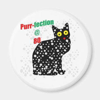 Imán 80 Purr-fección de gato de nieve