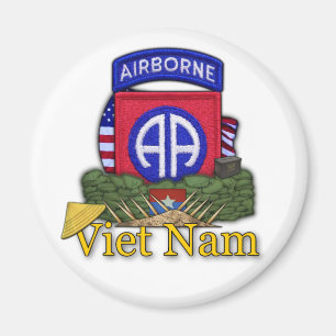 Imán 82.ª división aérea vietnam vc rvn vets Magnet