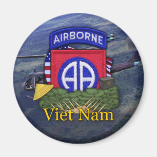 Imán 82.ª división aérea vietnam veteranos Magne