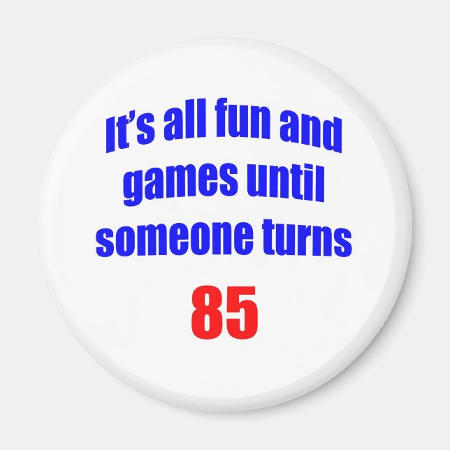 Imán 85 Alguien cumple 85 años (Frente)