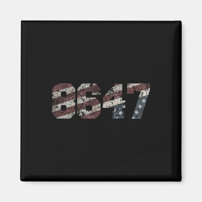 Imán 8647 Estilo de bandera con problemas (Frente)