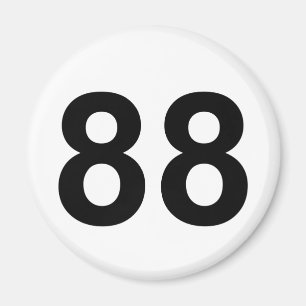 Imán 88 - número ochenta y ocho