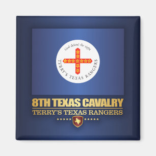 Imán 8.ª caballería de Texas