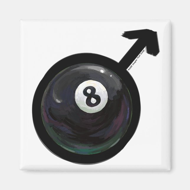 Imán 8 Ball (Frente)