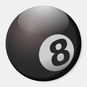 Imán 8 Ball Billiard Pool