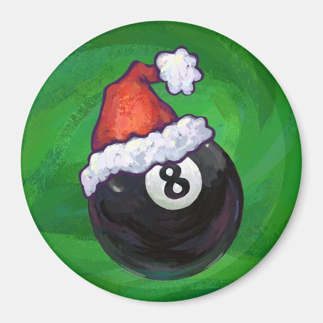 Imán 8 Ball Navidades Green (Frente)