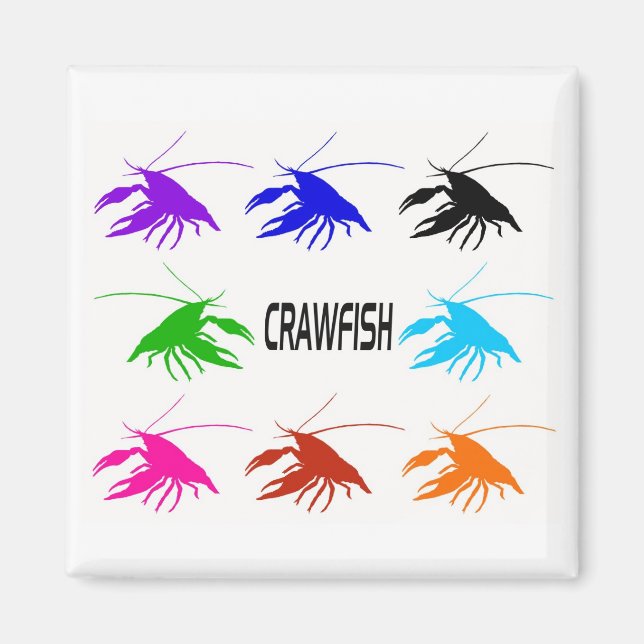 Imán 8 crawfish (Frente)