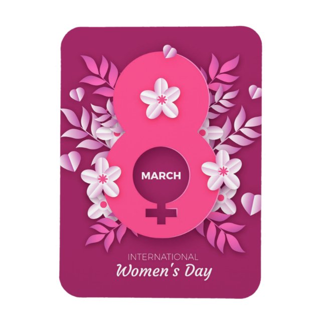 Imán 8 March - International Women's Day (Vertical)
