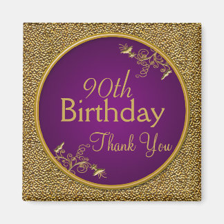 Imán 90.º cumpleaños Gracias Magnet Gift