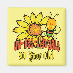 Imán 90.o cumpleaños - increíble en 90 años