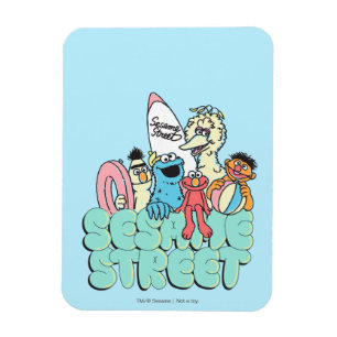 Imán 90's Sesame Street Vintage Surf