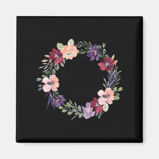 Imán 92 Years Loved Floral 92th Birthday Women 92 Years