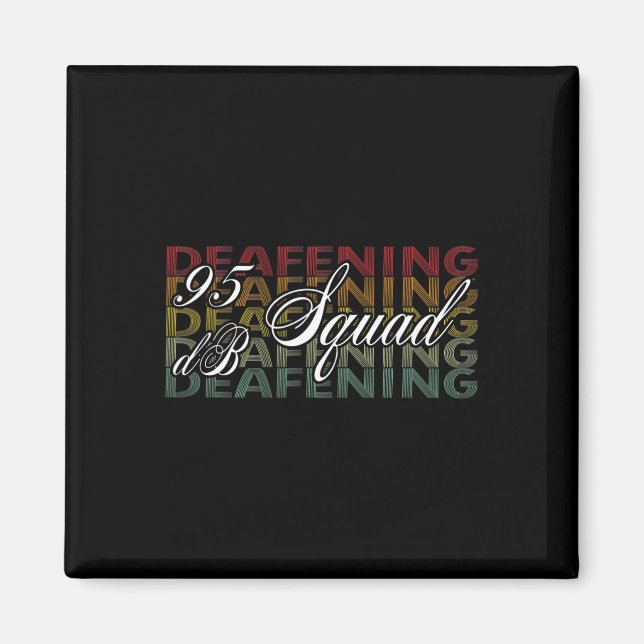 Imán 95dB Sensibilización por pérdida de audición en le (Frente)