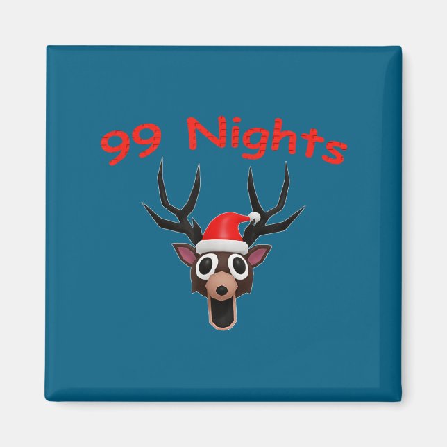 Imán 99 Nights Christmas Deer Gamer Fan Merch  (Frente)