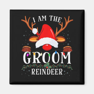 Imán 99 Soy el Novio Reno Navidad Familia Uni-adultos