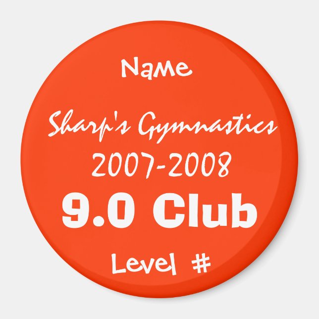 Imán 9.0 Magnet Club (Frente)