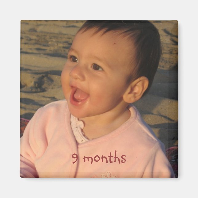 Imán 9 meses, 9 meses (Frente)