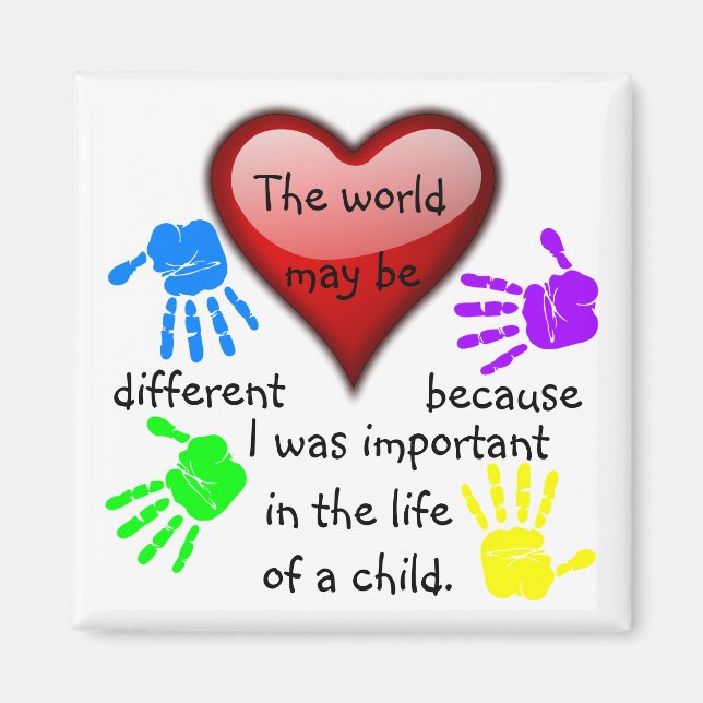 Imán A0001.I fue importante en la vida.Magnet.2 (Frente)