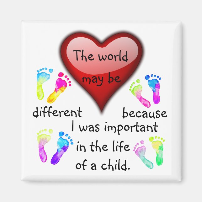 Imán A0001.I fue importante en la vida.Magnet.3 (Frente)