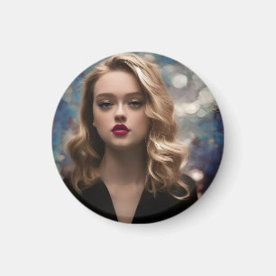 Imán A Beautiful Blonde Woman