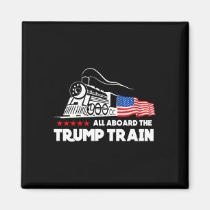 Imán A bordo del tren de Trump 2024