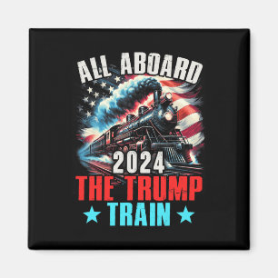 Imán A Bordo Del Tren Trump 2024 Trump 2024