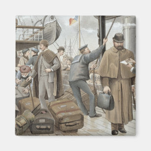 Imán A bordo en Tilbury, de 'P & O Pencillings