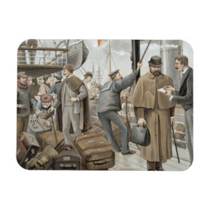 Imán A bordo en Tilbury, de 'P & O Pencillings