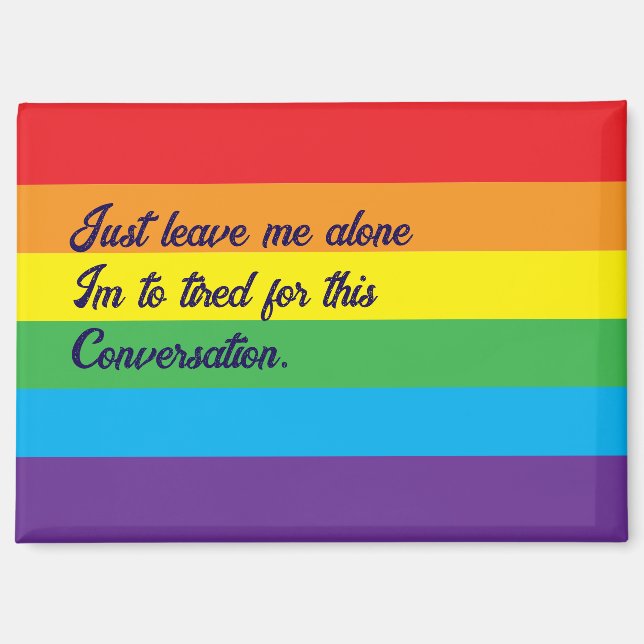 Imán A cansarse de esta conversación (Anverso)